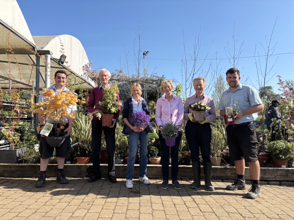 Some of the members at Cobham Community Garden